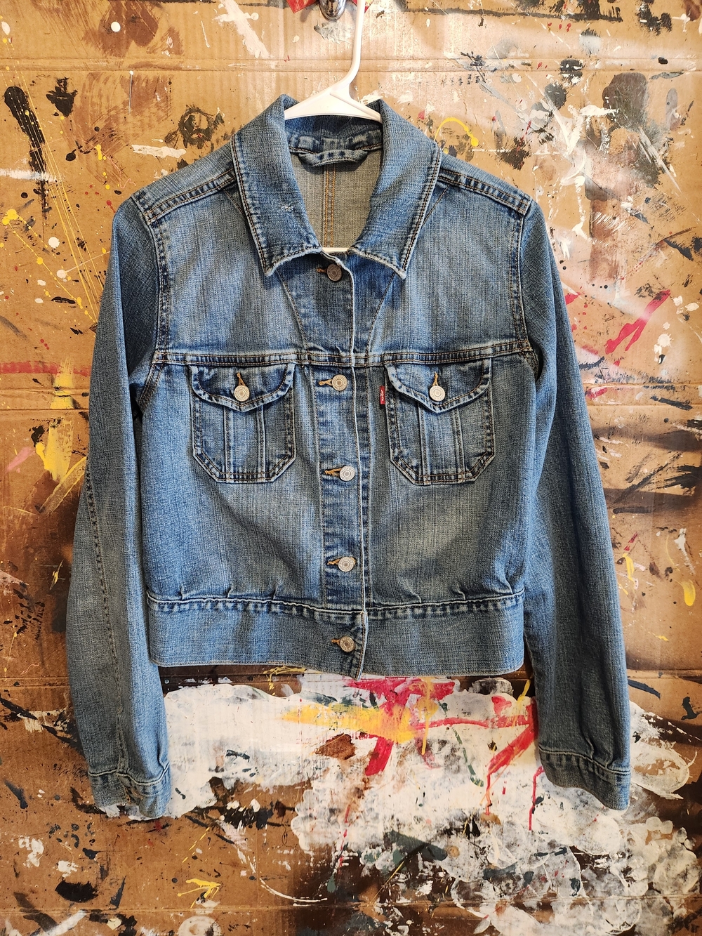 Levi's Light Blue Denim Trucker Jacket - Women's